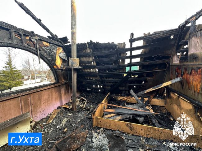 В СНТ «Таёжный» сгорел садовый дом